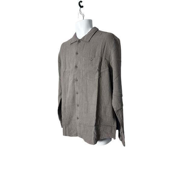 Club Monaco Men's Gray LS Doubleface Cotton Shirt
- New w/ Tags Size L - Picture 3 of 6